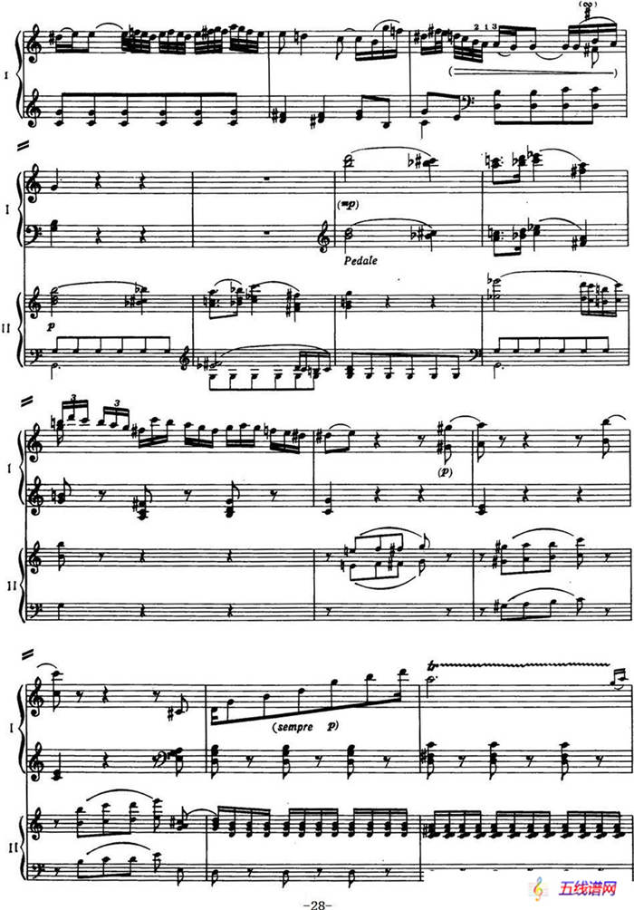 二十八部钢琴协奏曲 No.17（P16-30）