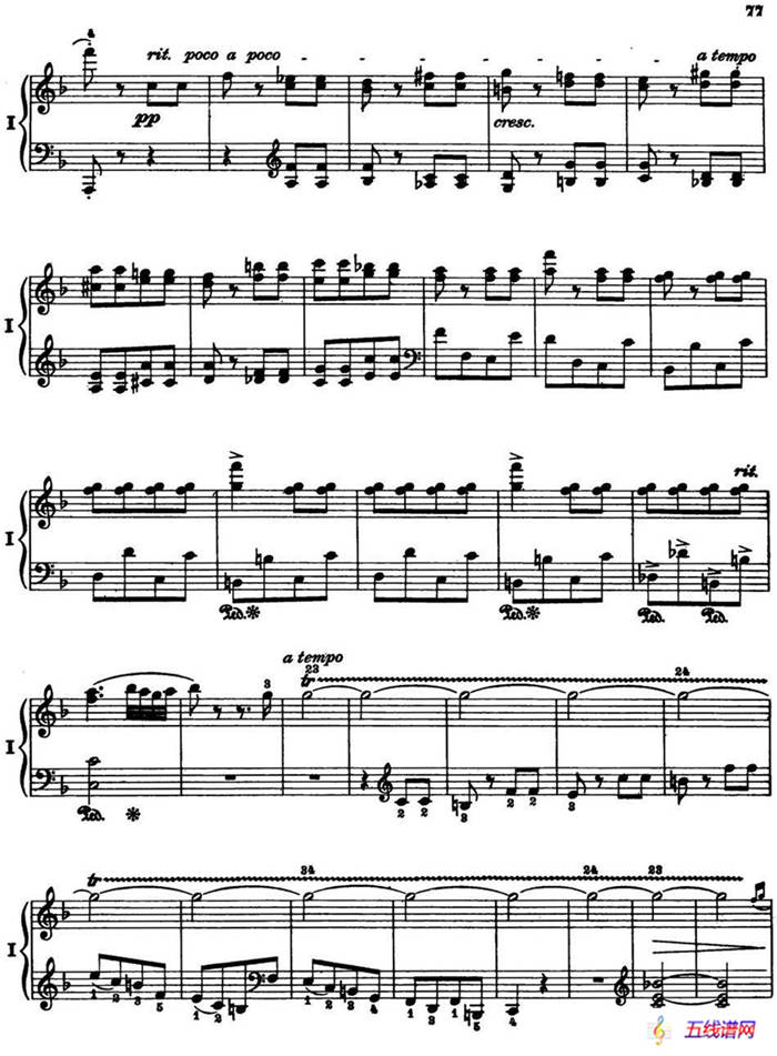 二十八部钢琴协奏曲 No.19（P61-78）