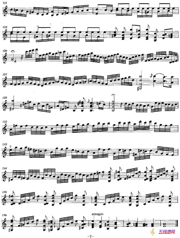 TOCCATA FOR SOLO VIOLIN