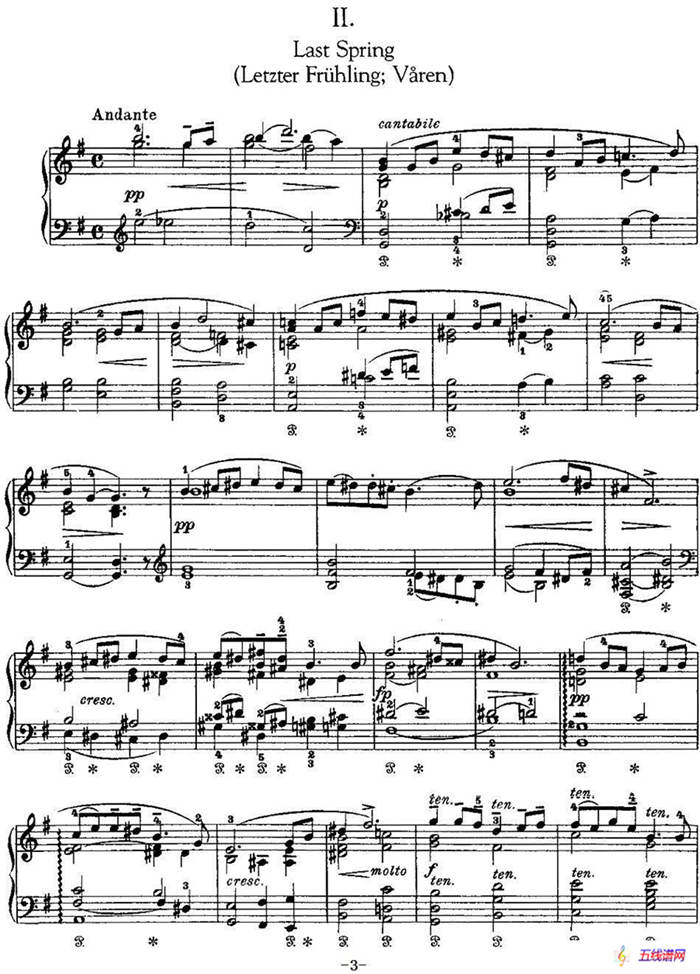 Elegiac Melodies Op.34