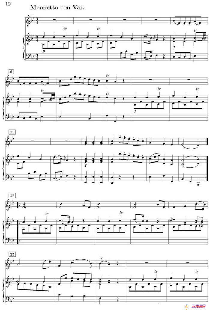 Sonata I（小提琴+钢琴伴奏）