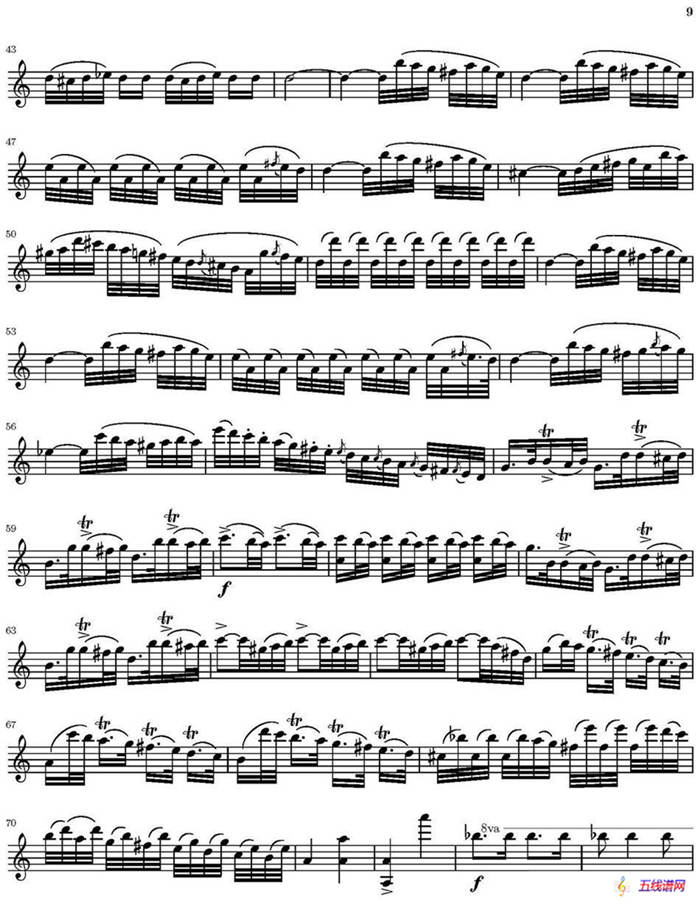 String Quartet nr.18 in E minor（E小調(diào)弦樂(lè)四重奏）（第一小提琴分譜）