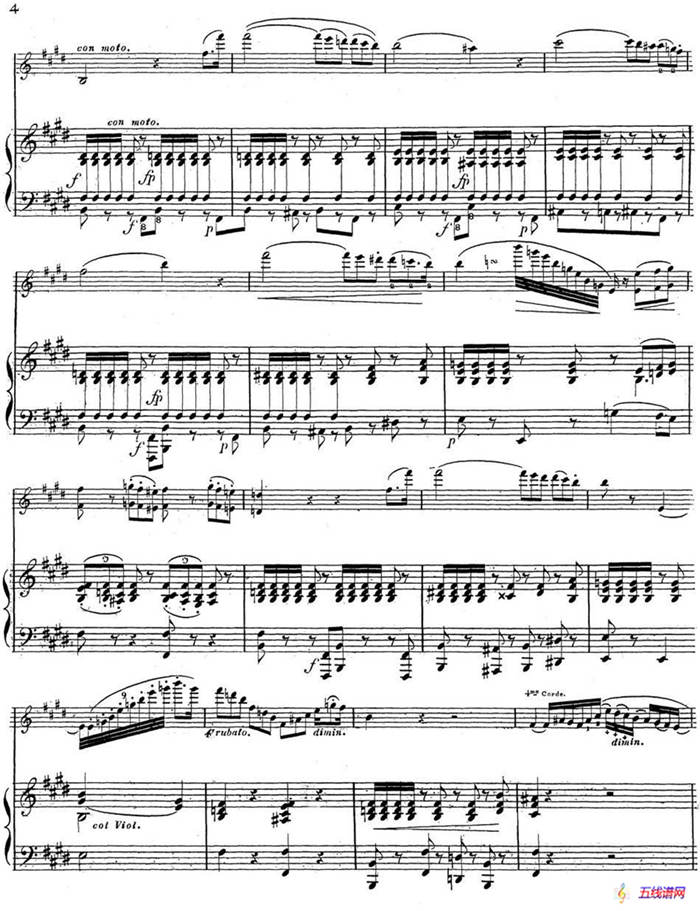 Adagio Sentimentale Op.13（小提琴+钢琴伴奏）
