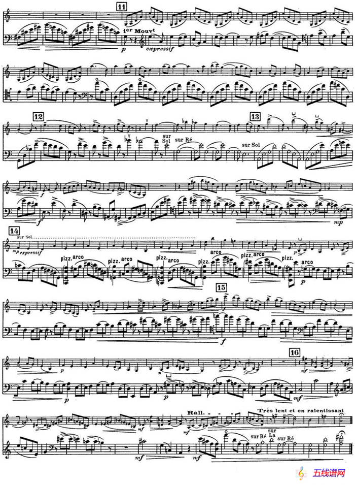 Sonate（小提琴+大提琴）