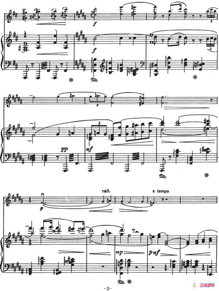 Serenada No.1（小夜曲、小提琴+钢琴伴奏）