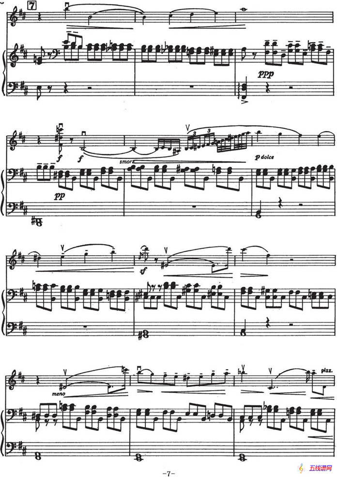 Serenada No.1（小夜曲、小提琴+钢琴伴奏）