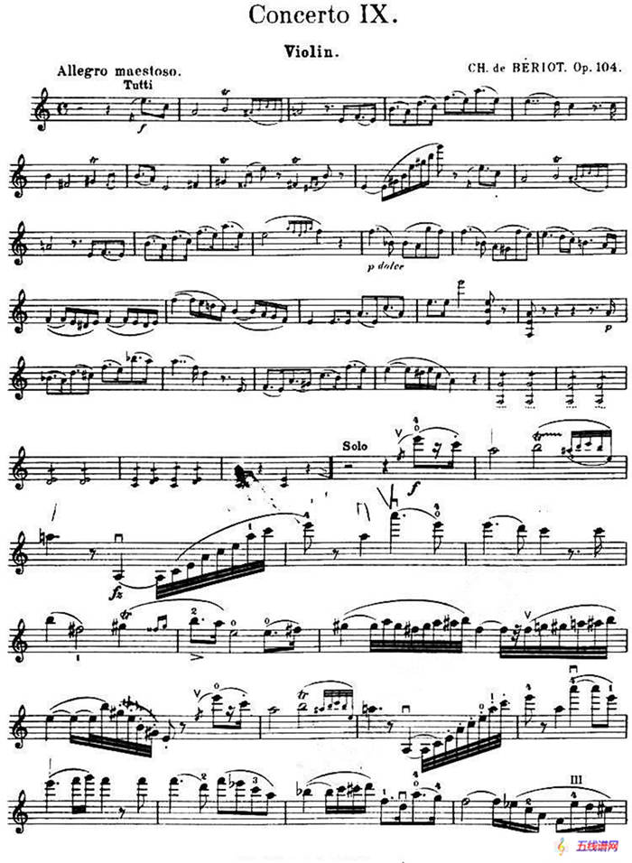 Concerto IX. Op.104（第九小提琴协奏曲Op.104）