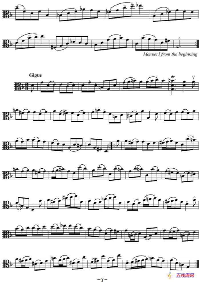 Bach《6 Suites》（巴赫《组曲》、中提琴）