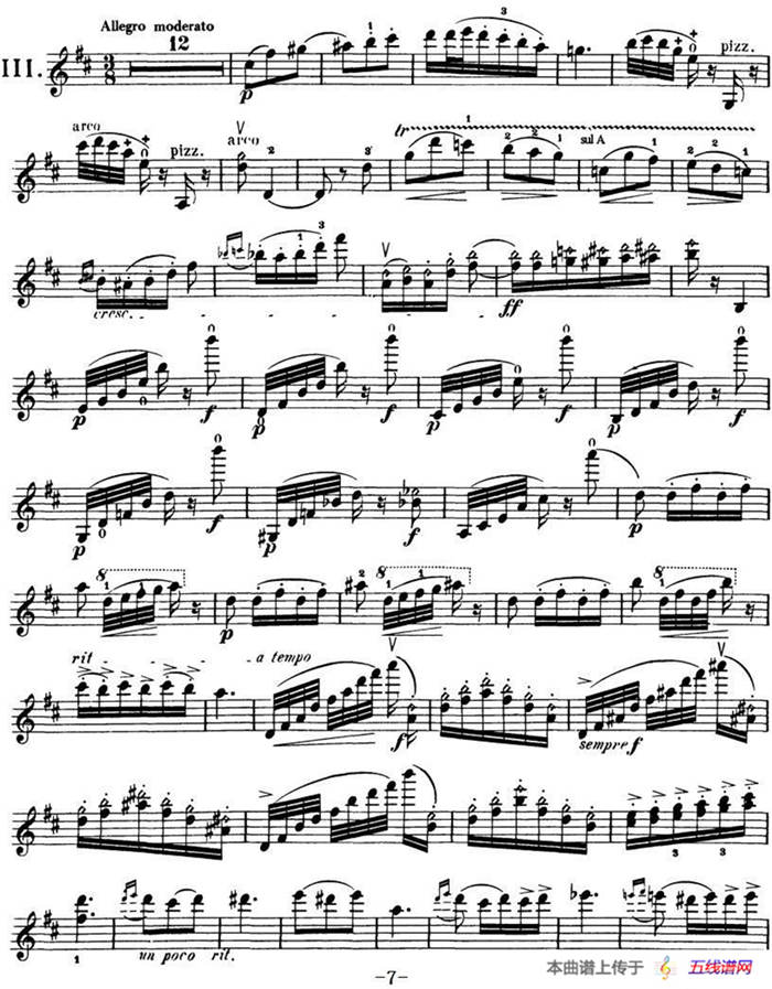 Sarasate《Carmen Fantasy》Op.25（萨拉萨蒂《卡门幻想曲》Op.25）