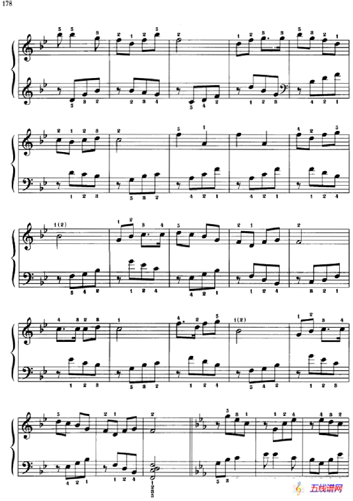 110首中国民歌钢琴小曲集：打黄羊
