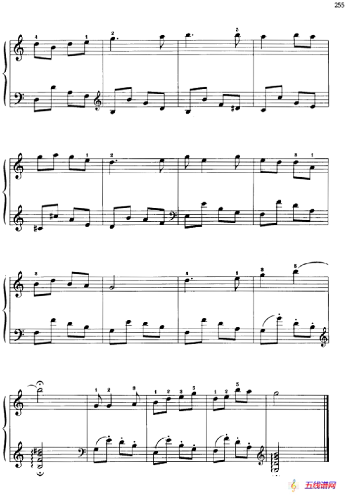 110首中国民歌钢琴小曲集：青山万里