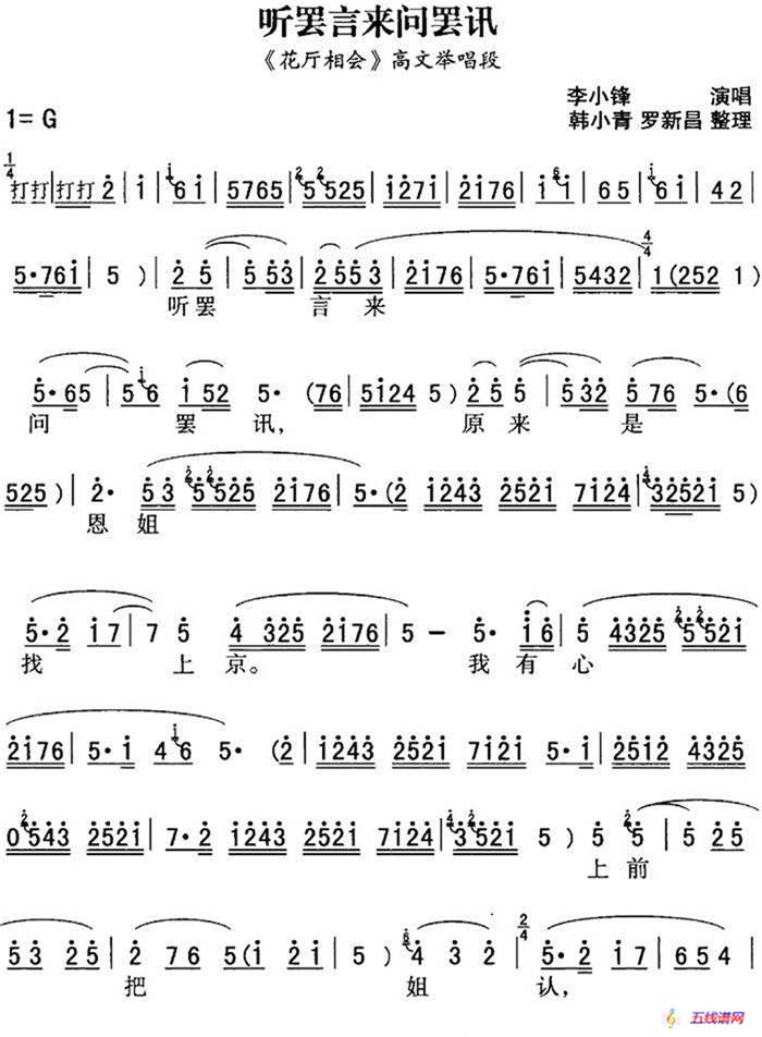 秦腔流行唱段精选：听罢言来问罢讯（《花厅相会》高文举唱段）