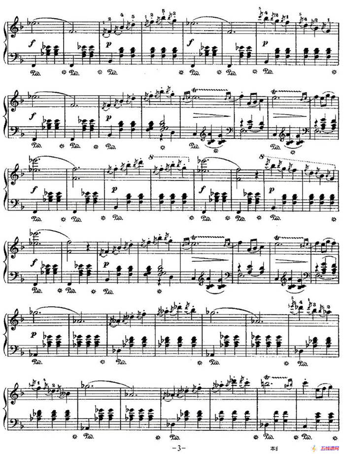 valse brillante，Op.34, No.3