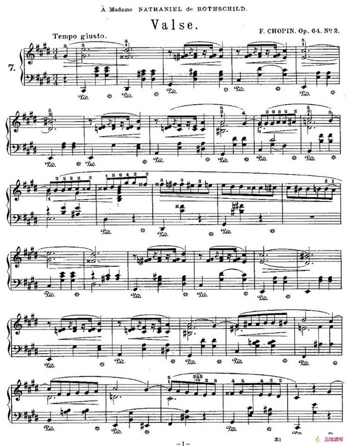 valse，Op.64, No.2
