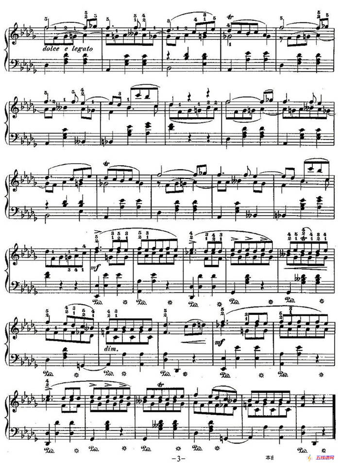valse，Op.70, No.3