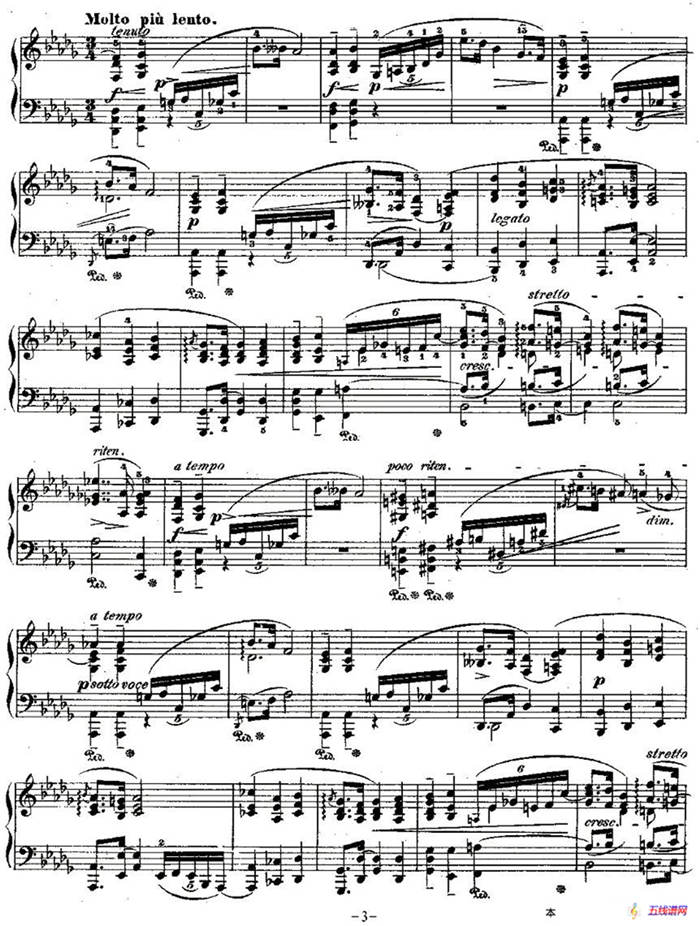 升f小调夜曲Op.48－2（Deux  Nocturnes）