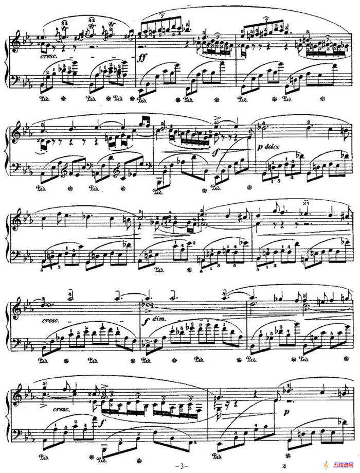 降E大调夜曲Op.55－2（Deux  Nocturnes）