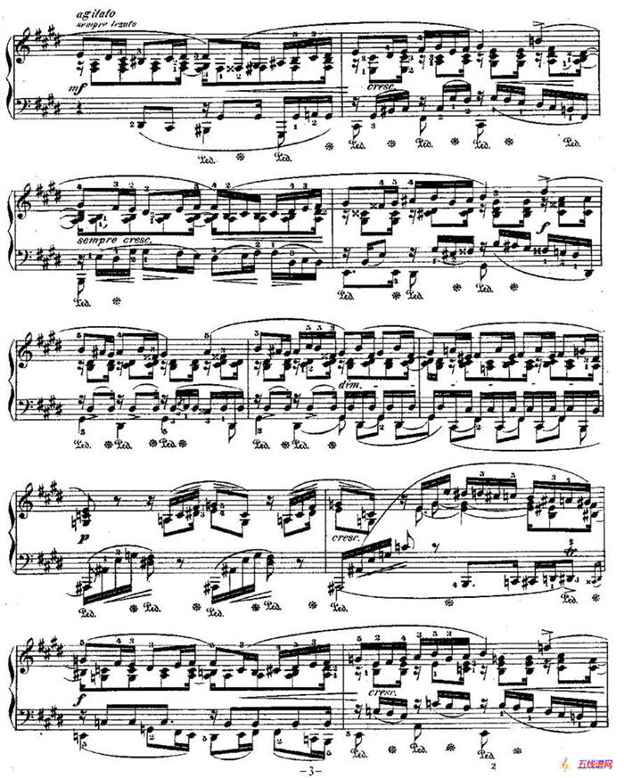 E大调夜曲Op.62－2（Deux  Nocturnes）