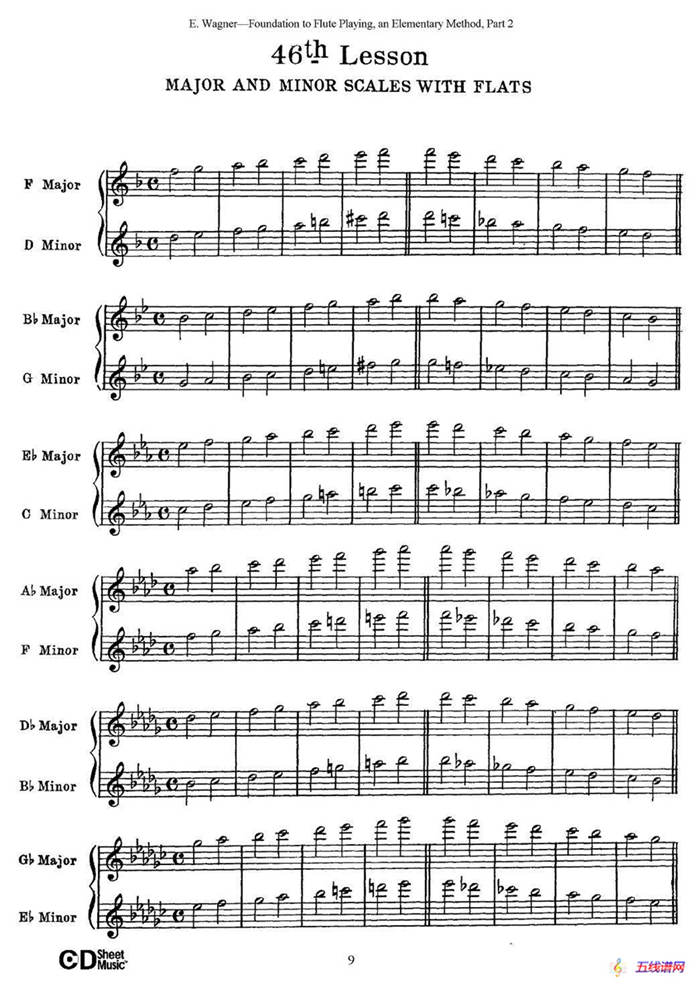 长笛演奏基础教程练习（41—46）