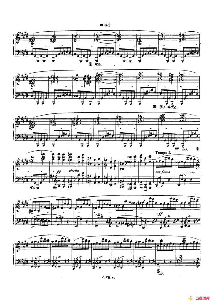 肖邦 钢琴谐谑曲 Chopin Scherzo（No.3 升c小调，Op.39）