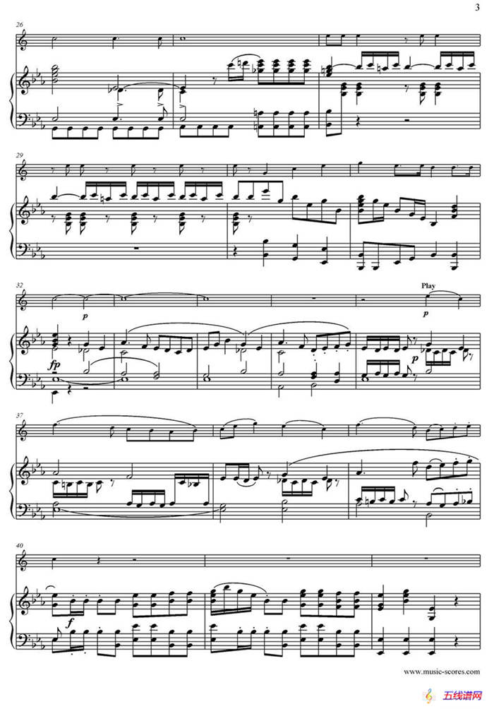 Mozart：Concerto KV495 No.4-1st（中音萨克斯+钢琴伴奏）
