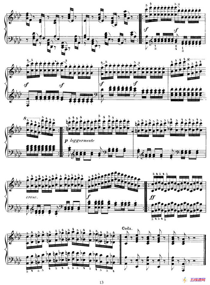 Czerny - 40 Daily Exerci Op.337（11—15）（40首日常训练曲）