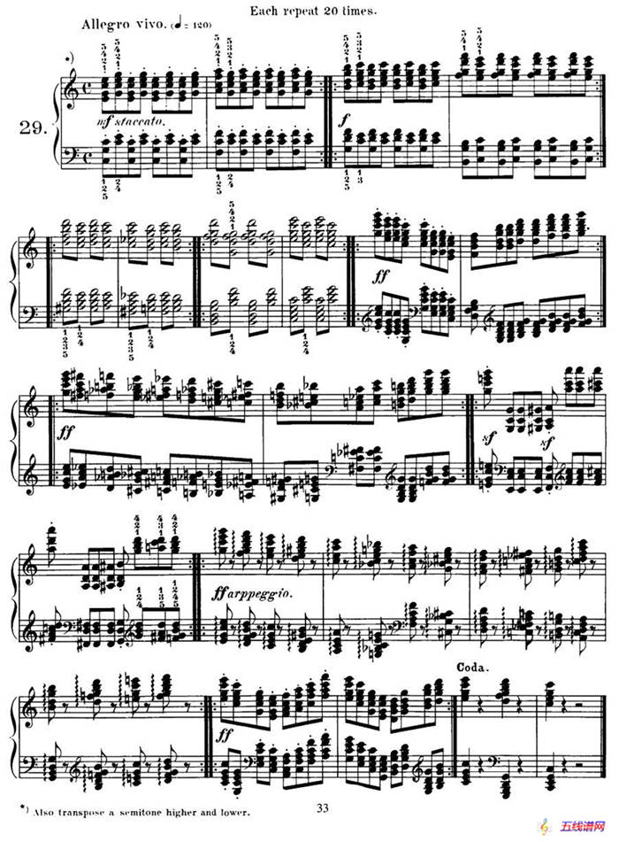 Czerny - 40 Daily Exerci Op.337（25—30）（40首日常训练曲）