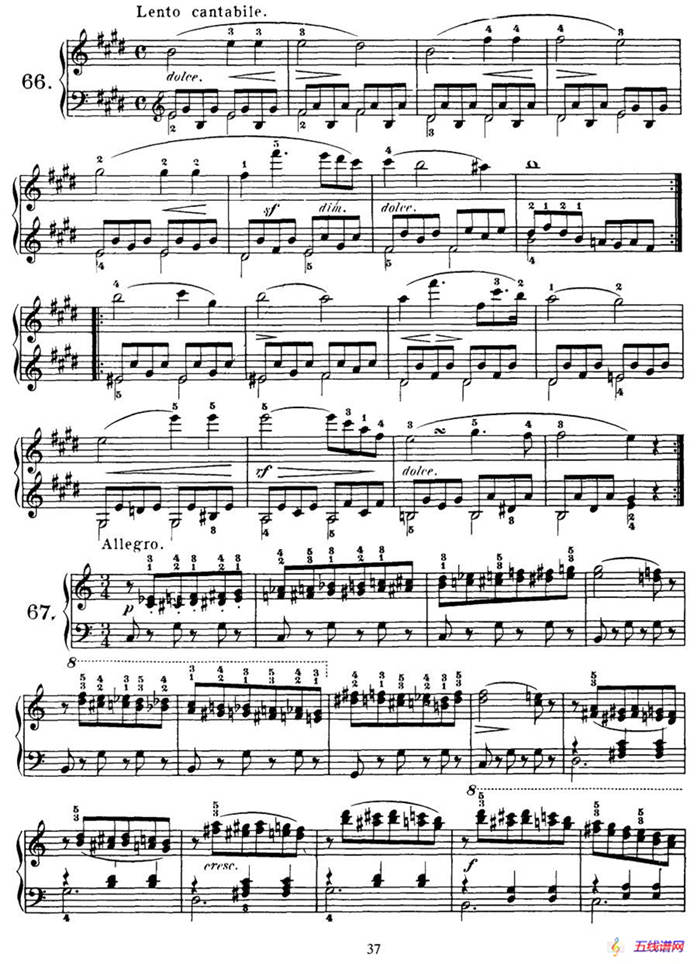 Czerny - 100 Progressive Studies Op.139（58—68）
