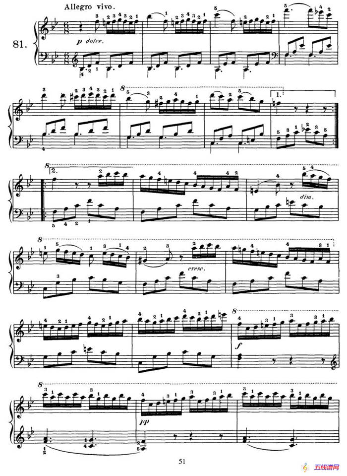 Czerny - 100 Progressive Studies Op.139（78—83）