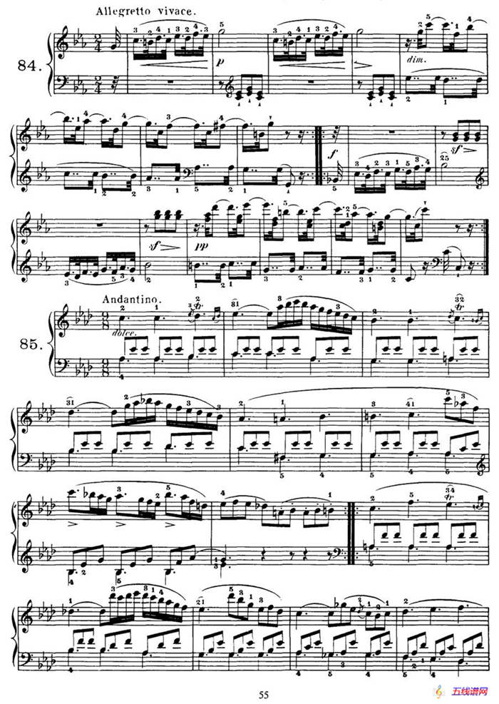 Czerny - 100 Progressive Studies Op.139（84—90）