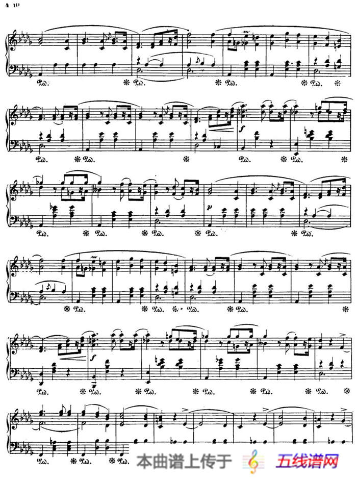 Valse brillante Op34 No1（降A大调华丽圆舞曲Op.34-1 ）