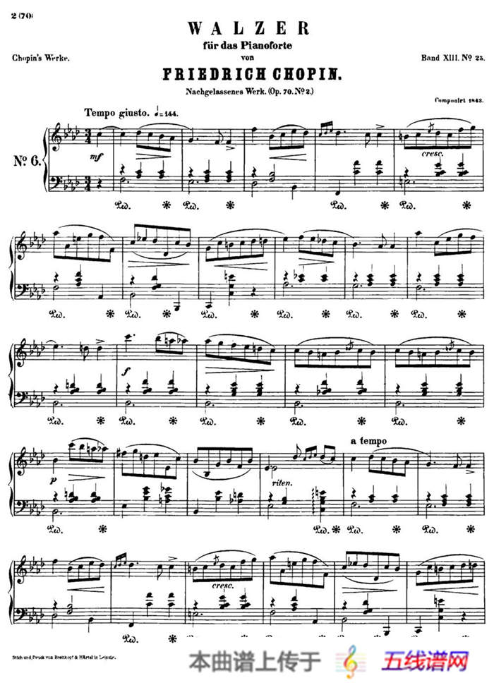 f小调圆舞曲Op.70-2