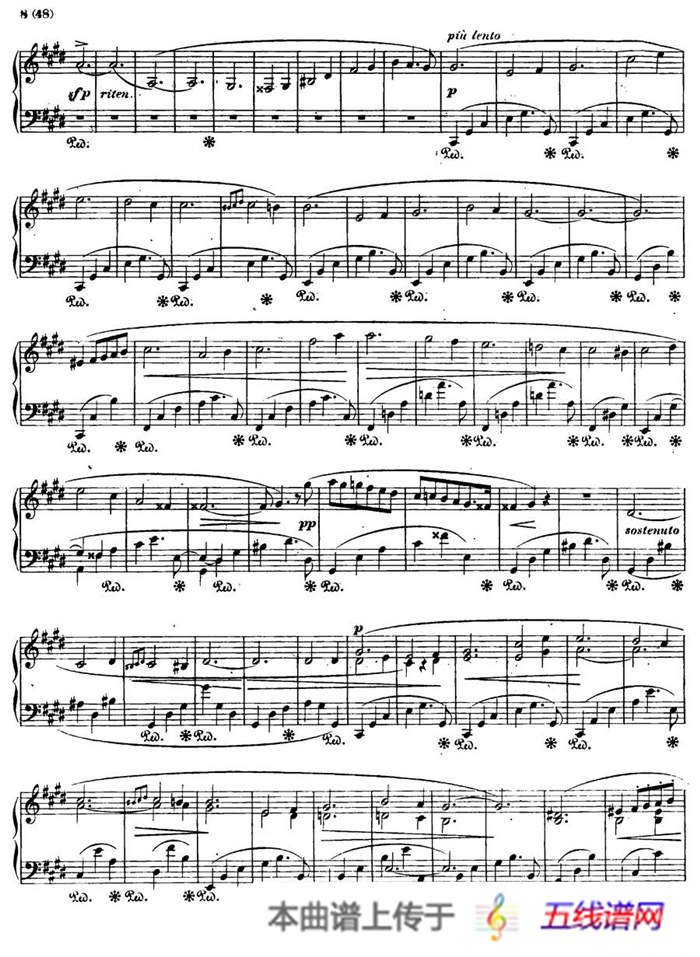 E大调钢琴谐谑曲Op.54（第四号）