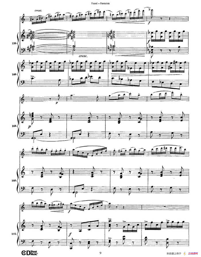 Fantaisie Op.79（幻想曲 作品79号）（长笛+钢琴伴奏）