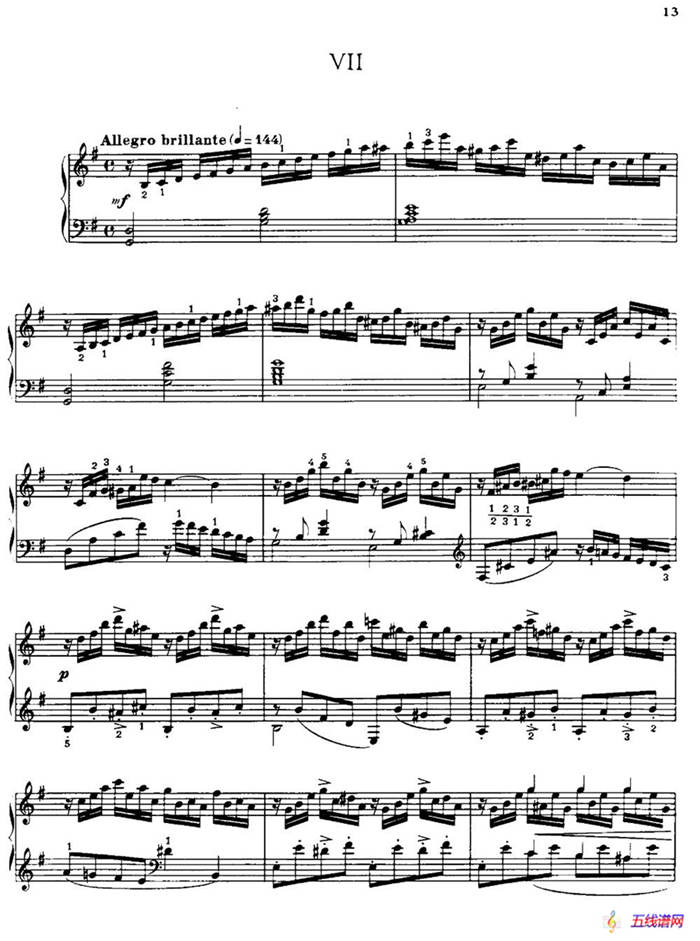 20 Petites Etudes, Op.91（20首小型练习曲）（7）