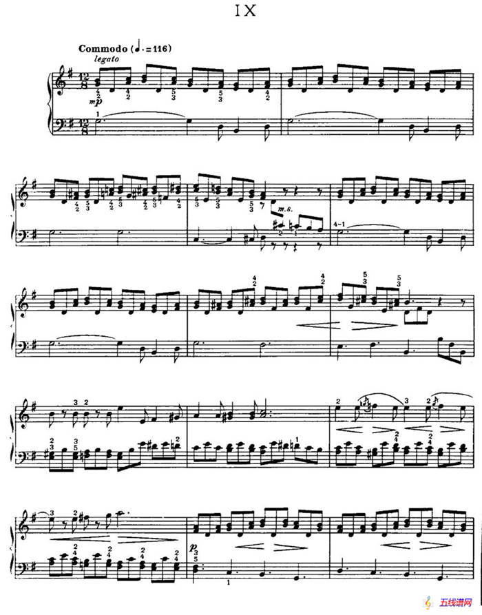 20 Petites Etudes, Op.91（20首小型练习曲）（9）