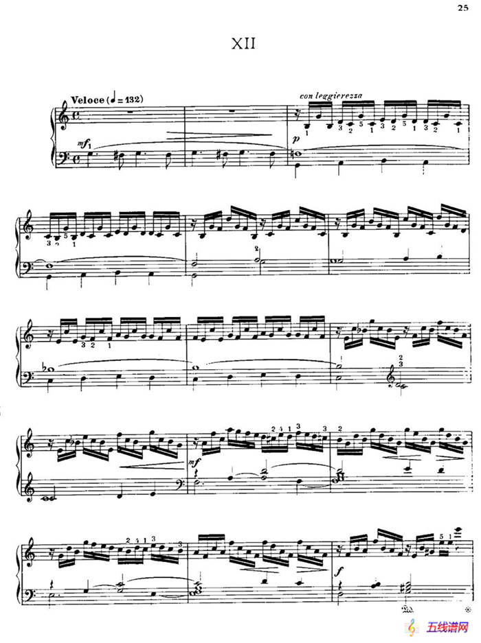 20 Petites Etudes, Op.91（20首小型练习曲）（12）