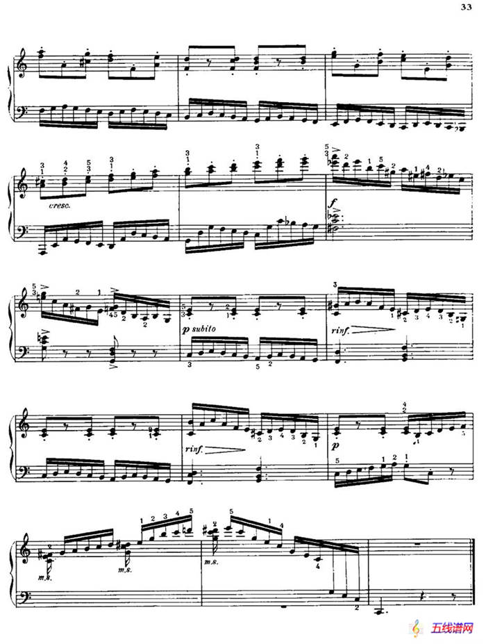 20 Petites Etudes, Op.91（20首小型练习曲）（14）