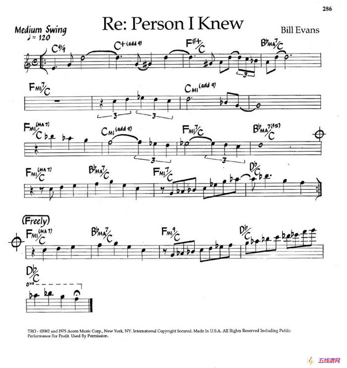 Re:Person I Knew（爵士钢琴曲）