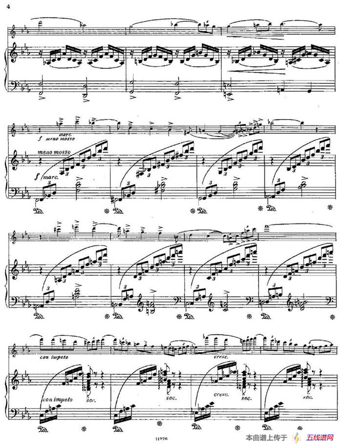 Le Calme（Op.57 No.1）（长笛+钢琴伴奏）