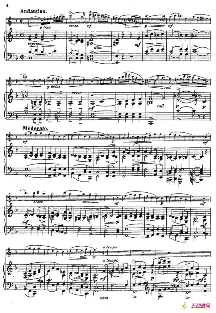 Fantaisies nationales. Danois. （Op.59 No.1）（长笛+钢琴伴奏）