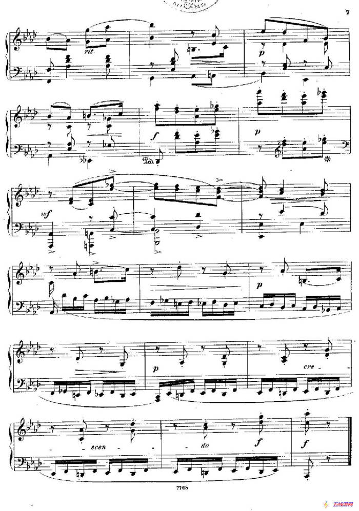 Phantasien Am Clavier Op.36（幻想曲集·第四首）