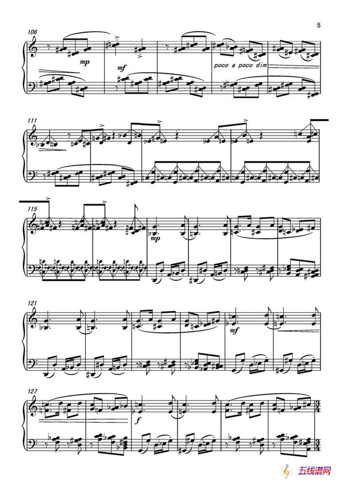 第4钢琴奏鸣曲Piano Sonata No.4（第一乐章）