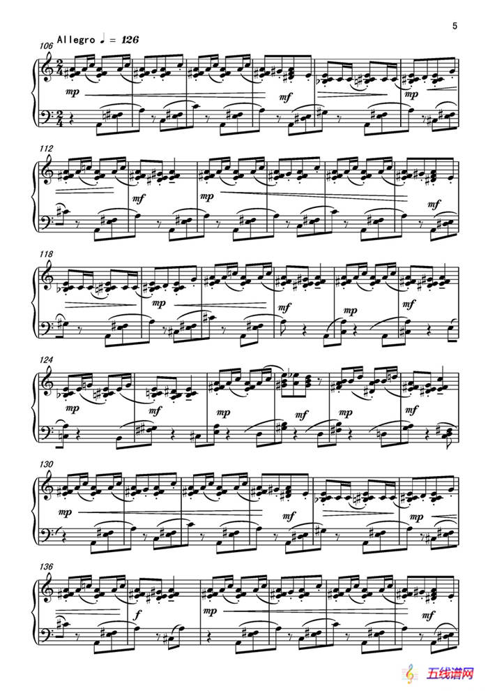 第4钢琴奏鸣曲Piano Sonata N0.4（第3乐章）