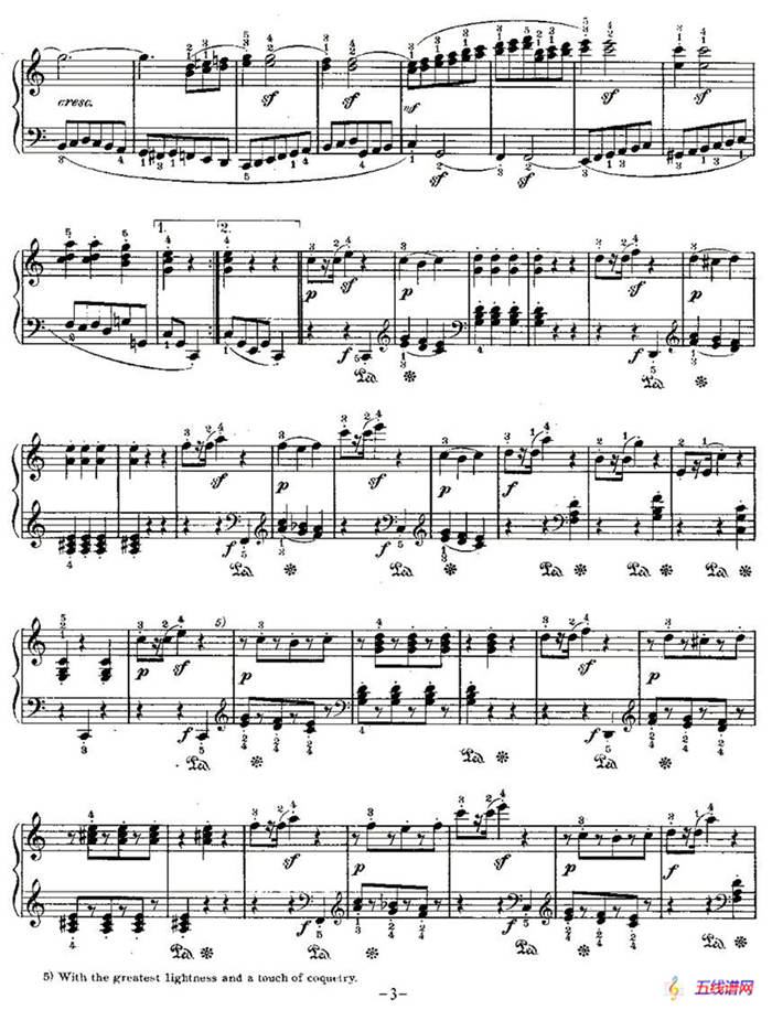 贝多芬钢琴小品（Bagatelles）（Op.33 之2）