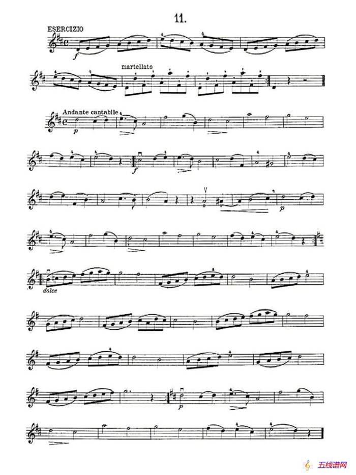 36 Studi Melodici E Facilissimi Op.48之11—20（36首容易旋律 作品.48）