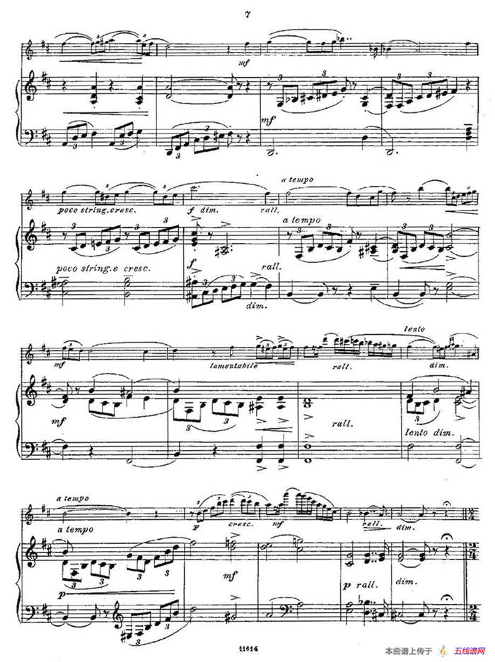 Opern-Transcriptionen.Op.45-4（长笛+钢琴伴奏）