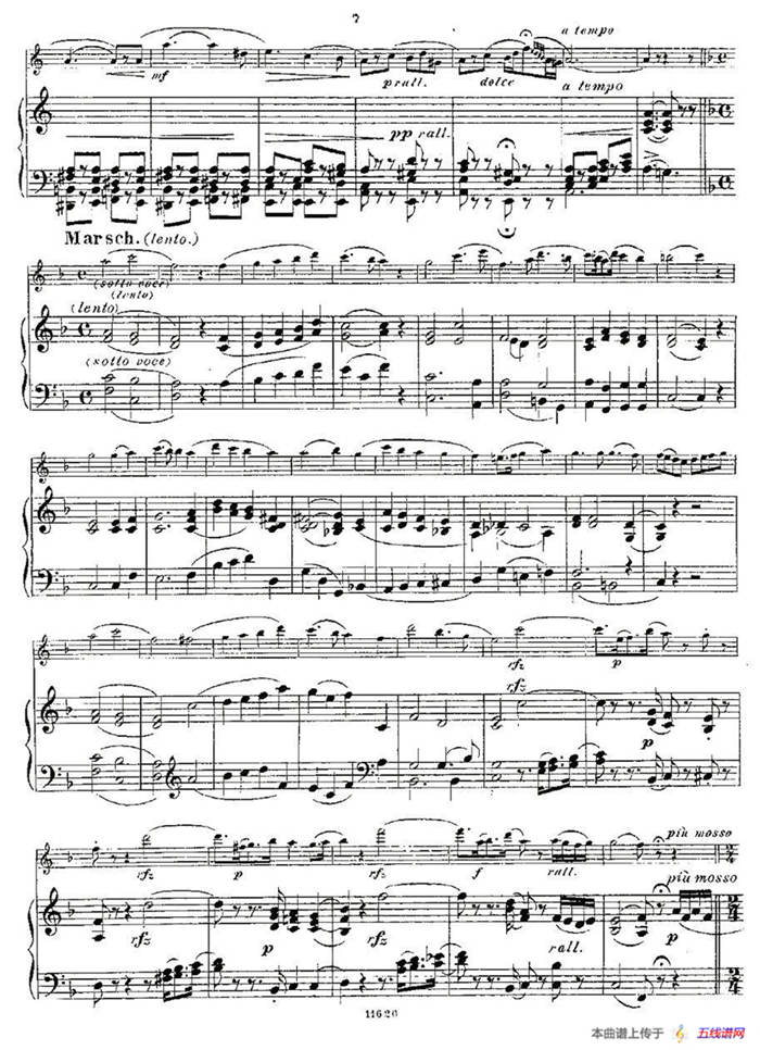 Opern-Transcriptionen.Op.45-8（长笛+钢琴伴奏）