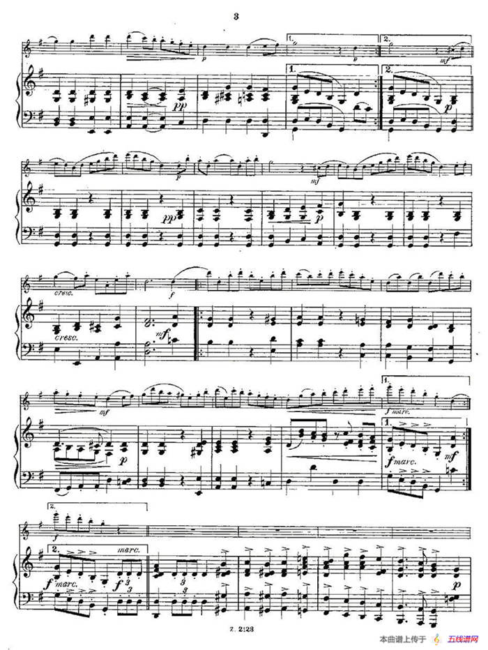 Solovortrag fur junge Flotenspieler.Op.47（长笛+钢琴伴奏）