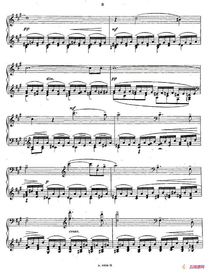 10首《前奏曲》之一（Rachmaninoff  10 Preludes, Op.23 ）